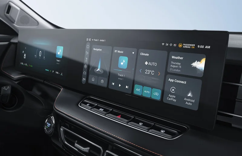 MG HS Plug-in Hybrid - ekran systemu